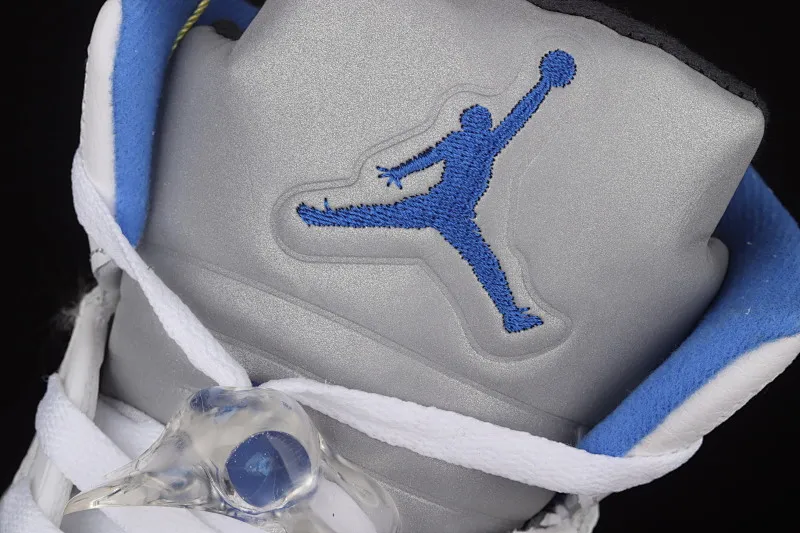 All categories Air Jordan Jordan series basketball shoes Air Jordan 5 G version Air Jordan 5 "Stealth 2.0" AJ5 Joe 5 white and blue color 440888-140